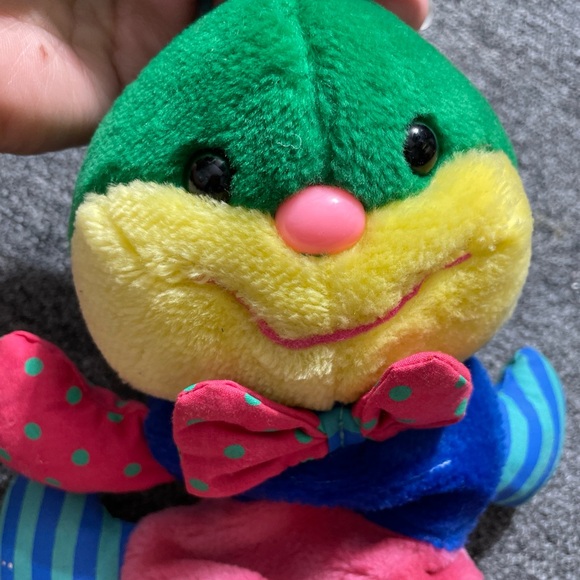 Vintage Kids II Musical Plush Caterpillar Baby Crib Pull Toy Little Rascals Tone - Picture 11 of 16